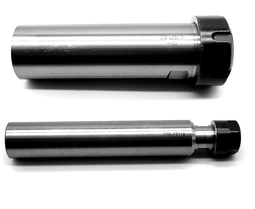 straight shank collet chuck with standard nut